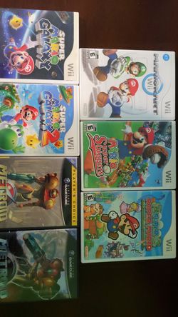 Nintendo wii and gamecube game lot