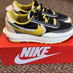 Nike LDWaffle Sacai Green Gusto Black Yellow White