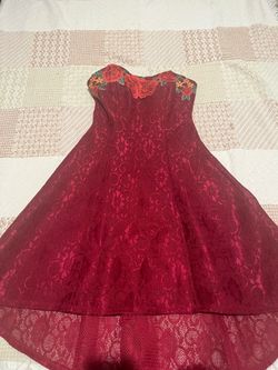 Red dress