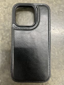 iPhone 15 Pro Phone Case with Card Holder Wallet Case for Women Men PU Leather Kickstand Protective Case Magnetic Closure Shockproof Case Cover for iP