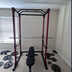 Power rack And Weight Set