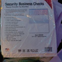 DocuGard Security Blue Marble Business Checks 