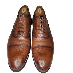 PIKOLINOS MEN CAPTOE SHOES OXFORDS TAN BROWN LEATHER SIZE 45/US 11 EXCELLENT 