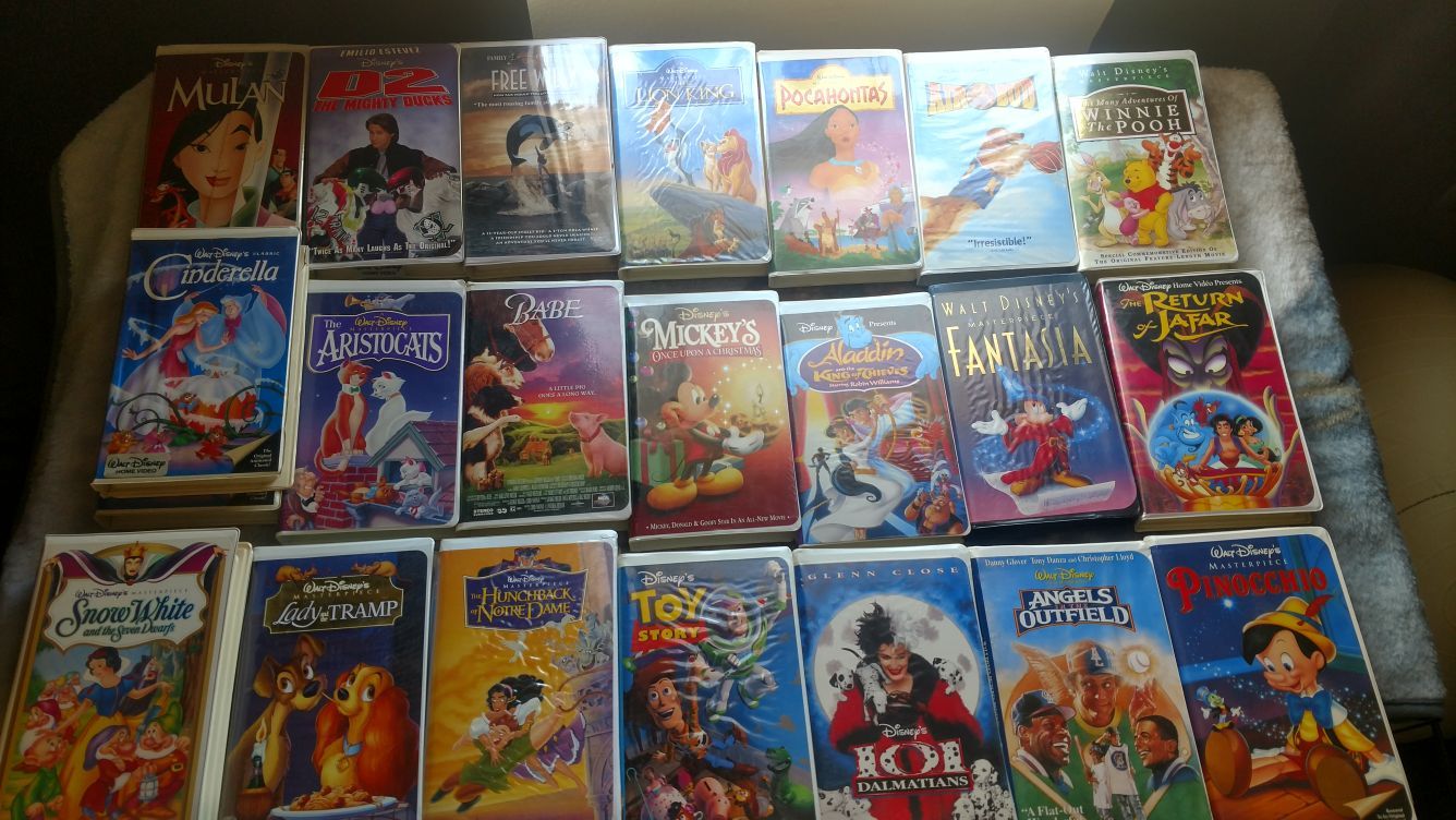 Collectible Disney vhs