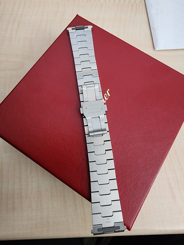 Cartier De Santos Stainless Steel Bracelet Quickswitch