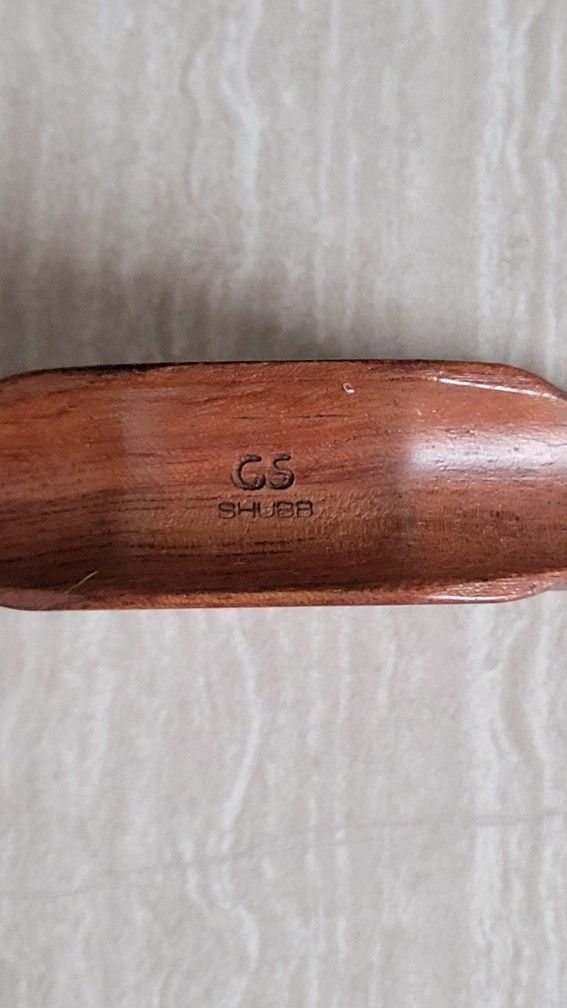 Shubb GS1 Guitar Steel Slide with Wooden Handle
