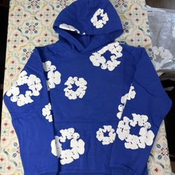 Denim Tears Blue Pullover Hoodie  Size S
