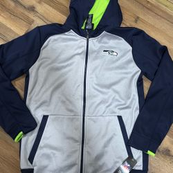 Size Youth Xl Or Men’s Small Zip Up Seahawks Hoodie