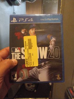 PS4 The Show 20 Baseball Video Game, Brand New