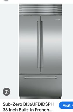 Sub Zero French Door Refrigerator NIB