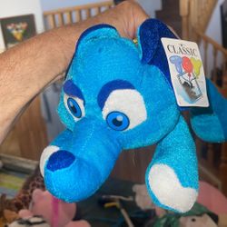 Classic Blue Elephant Plush Stuff Animal Softouch Toys 13” New