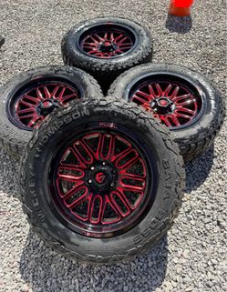 20” FUEL 6 LUG WHEELS