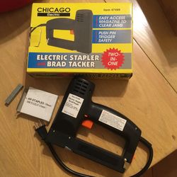 Chicago electric stapler and brad tacker