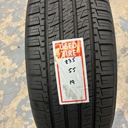 Tire Used 235 55 19  GOOD YEAR