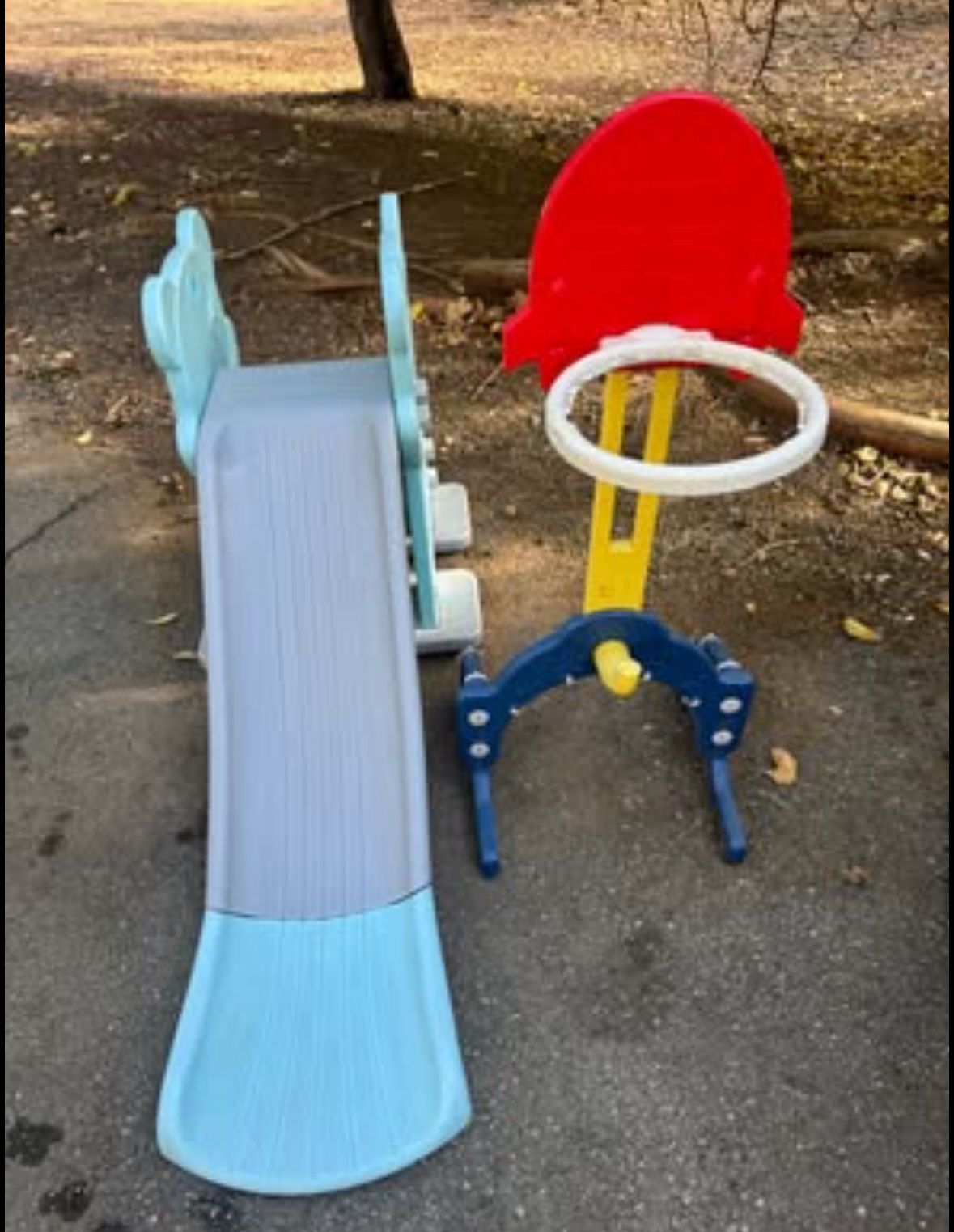 slide + basketball net (NEED GONE‼️)