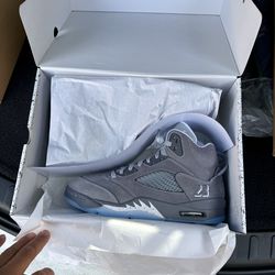 Air Jordan 5 Retro "Wolf Grey" Size 8/5
