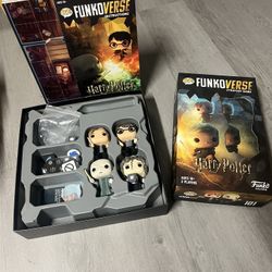 Two funko verse Harry Potter board games