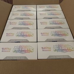 pokemon prismatic evolutions etb open case