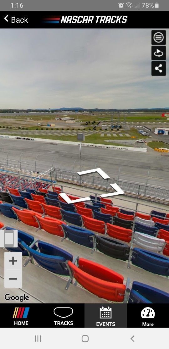 Talladega Cup Race 4 Tickets Lincoln E Row 11 Seats 12 -16