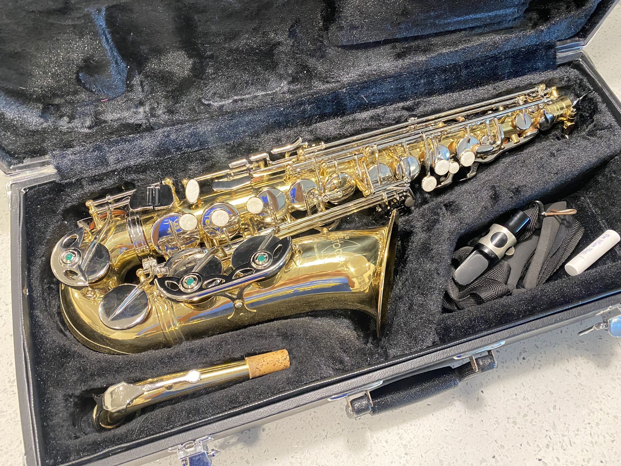 Selmer Aristocrat As600 alto saxophone.