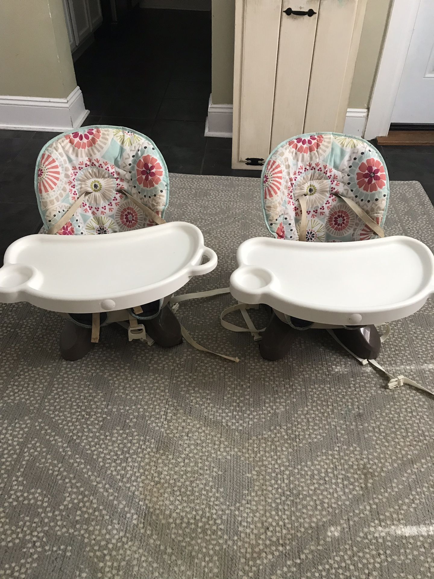 Infant/Toddler Space Saving Booster Seat for Dining (set of 2)