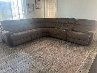 Ashley’s Brown Sectional