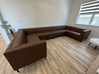 Large Sectional With Power Plugs