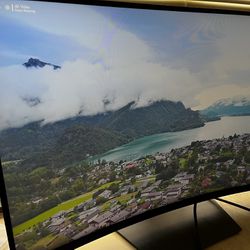 Dell - S3220DGF 32” LED Curved QHD FreeSync Monitor With HDR 