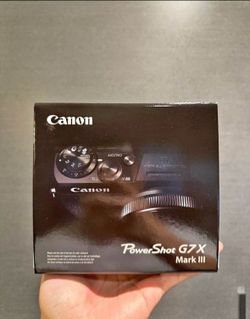 Canon PowerShot G7x Mark iii 20.1MP  Digital Camera - Black