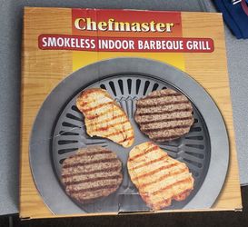 NWT 13" Chefmaster Smokeless Indoor Barbecue Grill