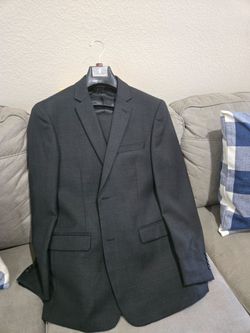 100% wool slim suit