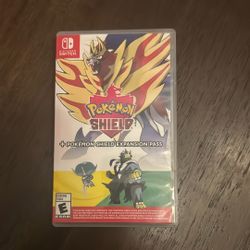 Pokemon Shield + pokemon Shield Expansion Pass Physical Cartridge