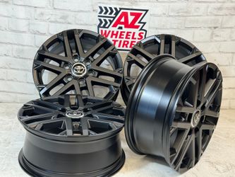 18" Inch OEM Genuine Wheels Toyota Tundra Land Cruiser Sequoia Black 18x7 ET60