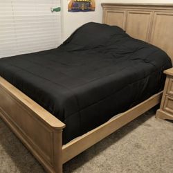 Bed Frame With Headboard. Full Size 