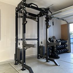 Vesta Fitness PRO SERIES 2-1 Ultimate Half Rack Functional Trainer/Gym Equipment/ Home Gym/ Fitness/ FREE DELIVERY 🚚 