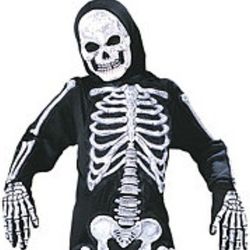 Size Meduim Scary Bones Costume 