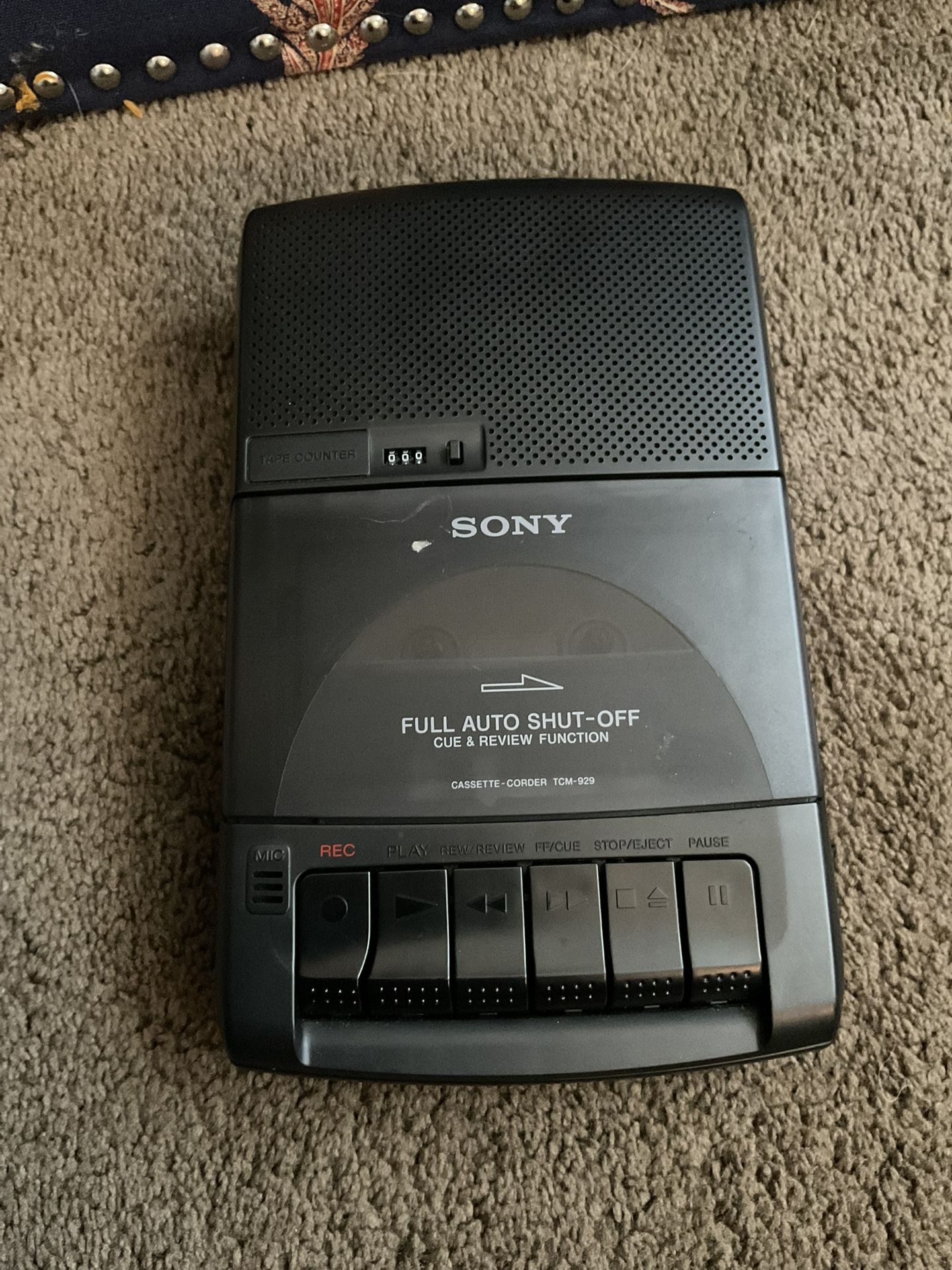 Sony Vintage Cassette Player