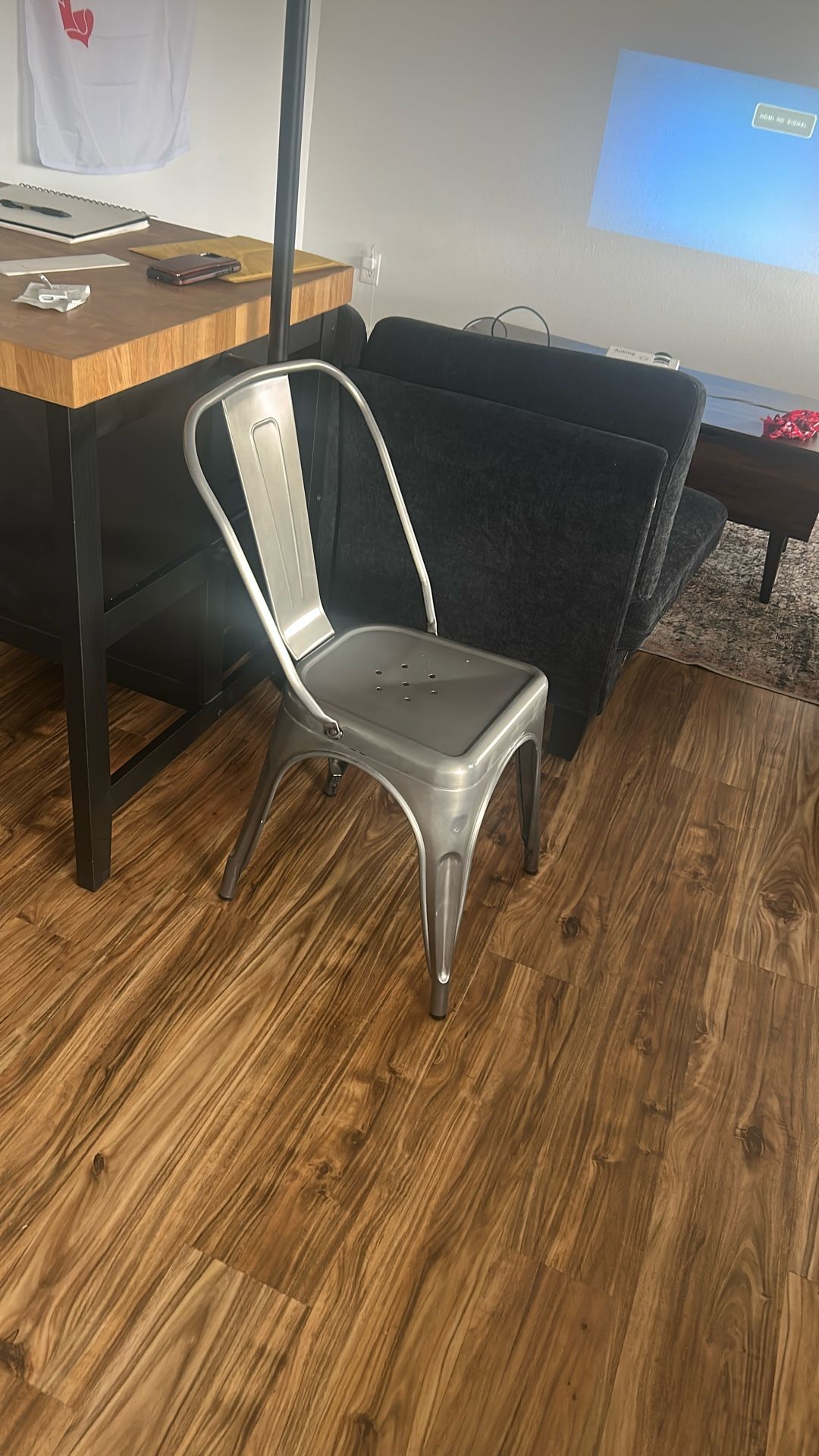 Decorative Silver Chair