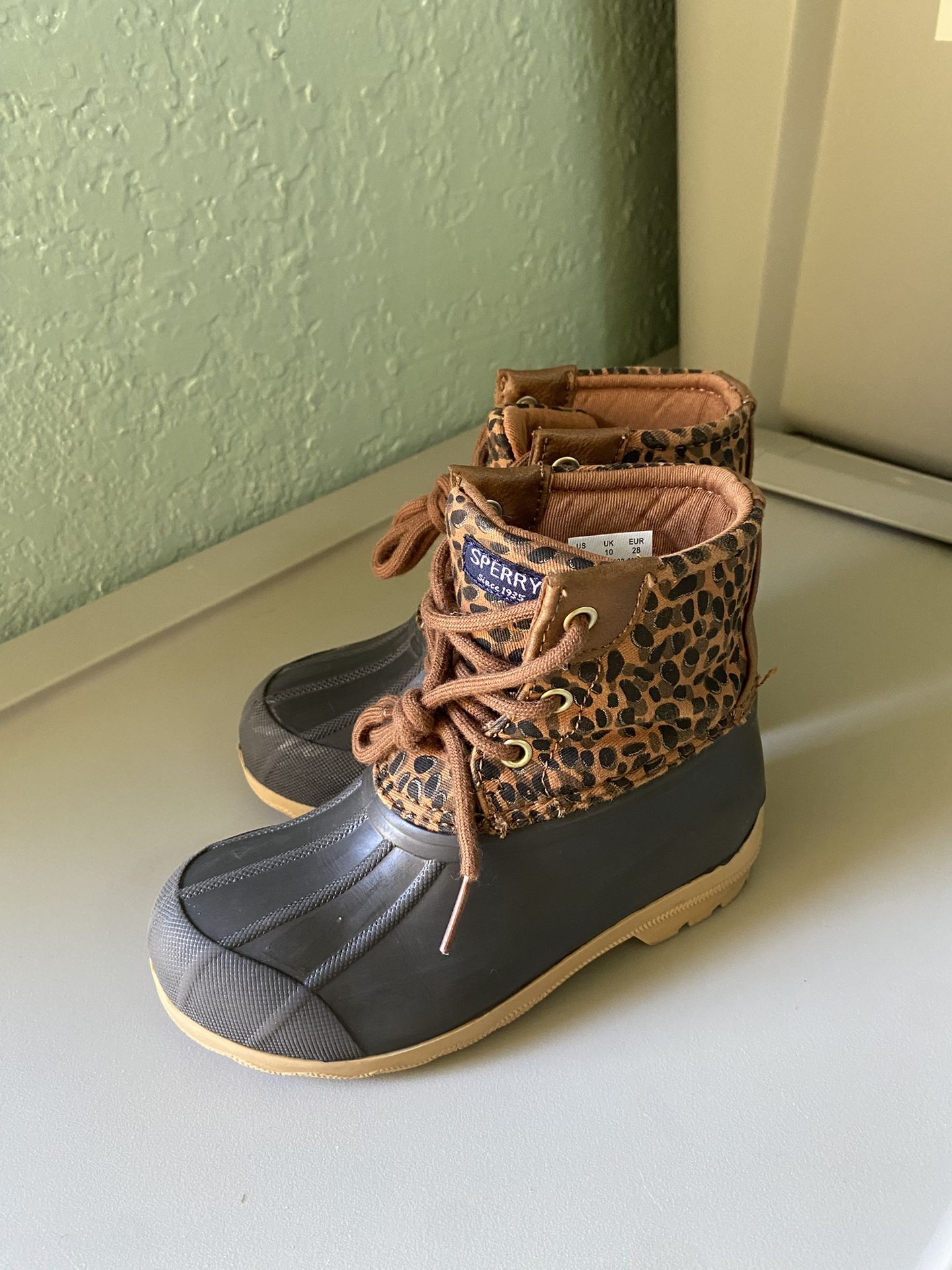 Sperry Rain Boots For Little Girls Size 11