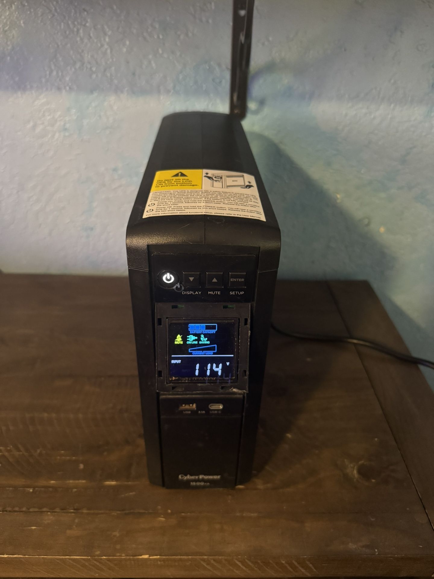 Cyber Power 1500VA Battery Backup