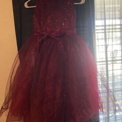 Burgundy Dress