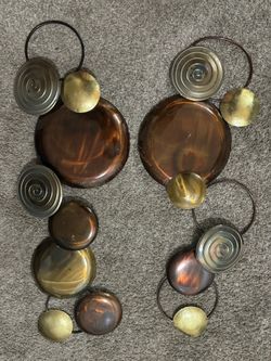 Pair Of metal Wall Hanging Decorative 