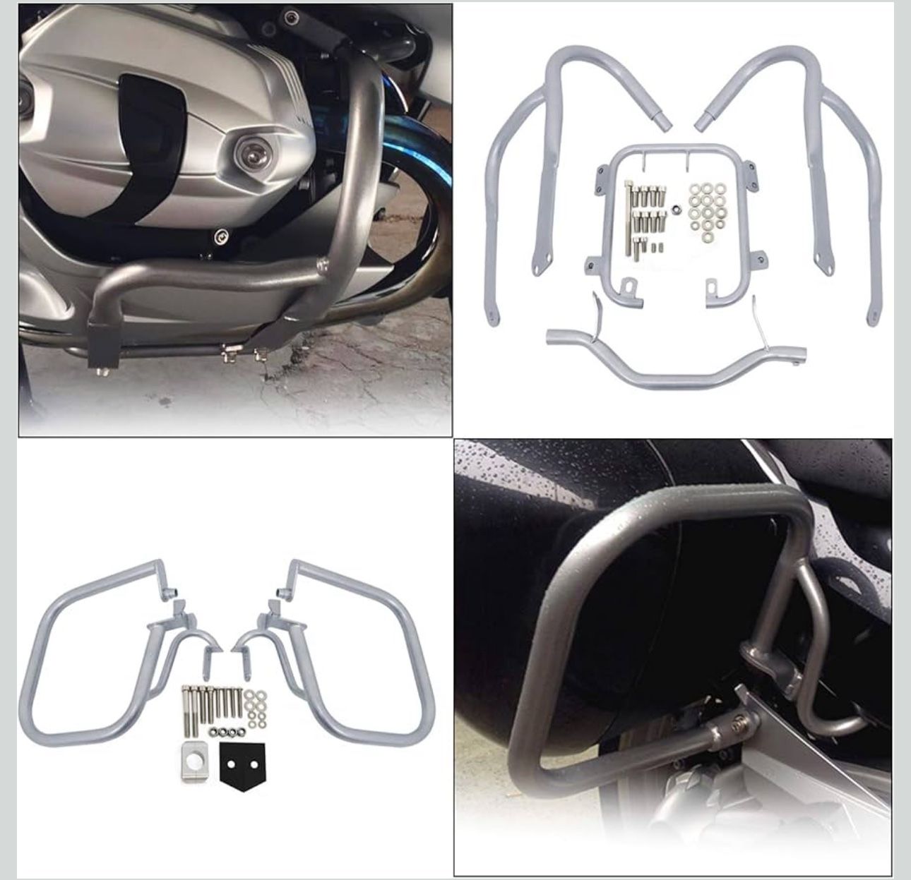 Worldmotop Engine Guard Highway Crash Bar Protector