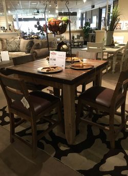 Five piece counter height dining