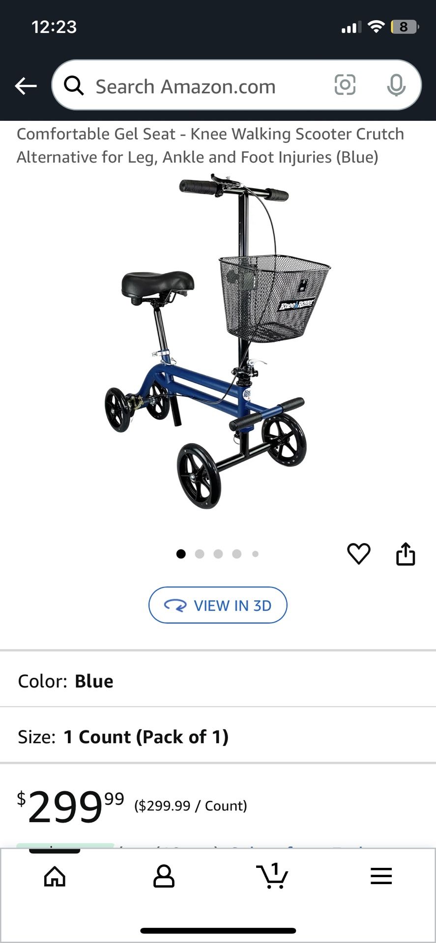 Seated Rollator (brand New)