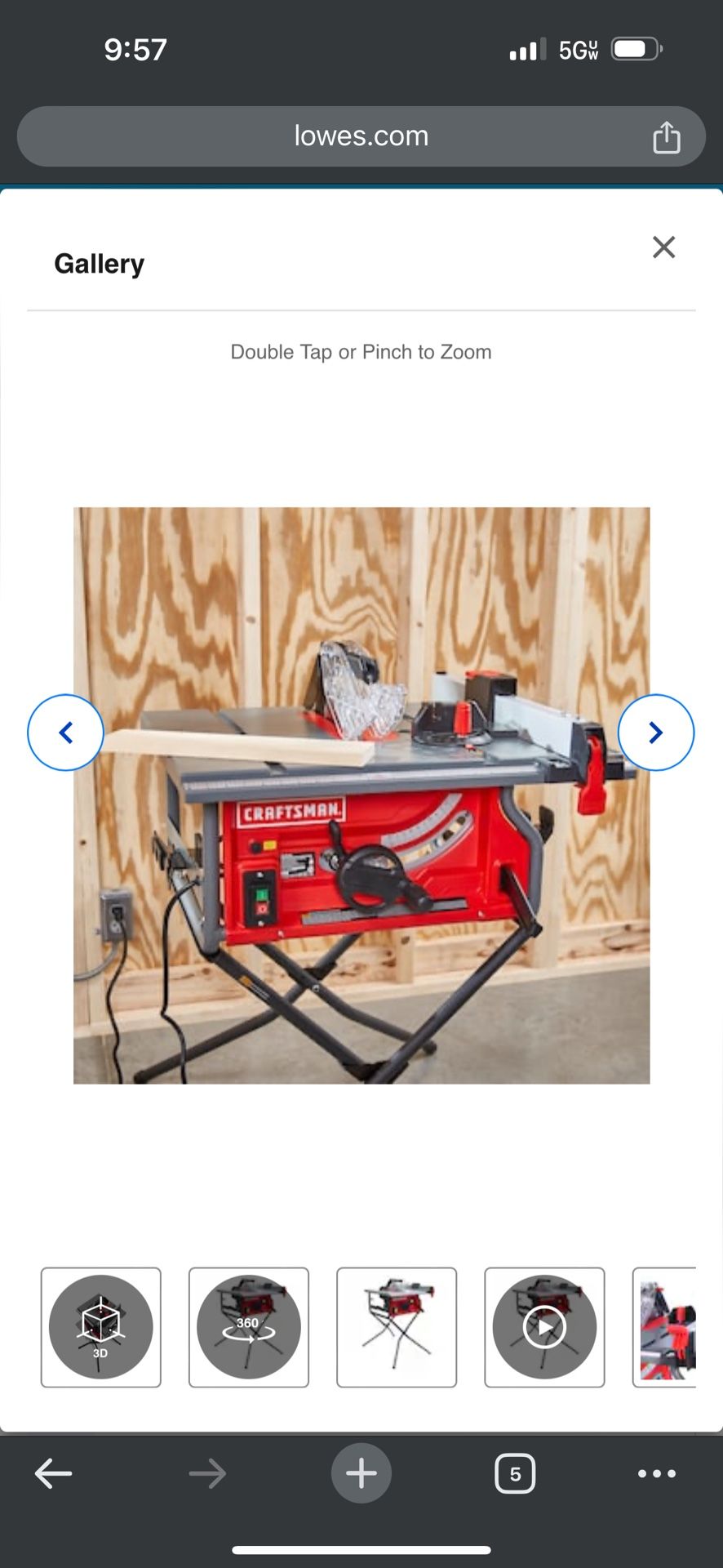 Craftsman Table Saw