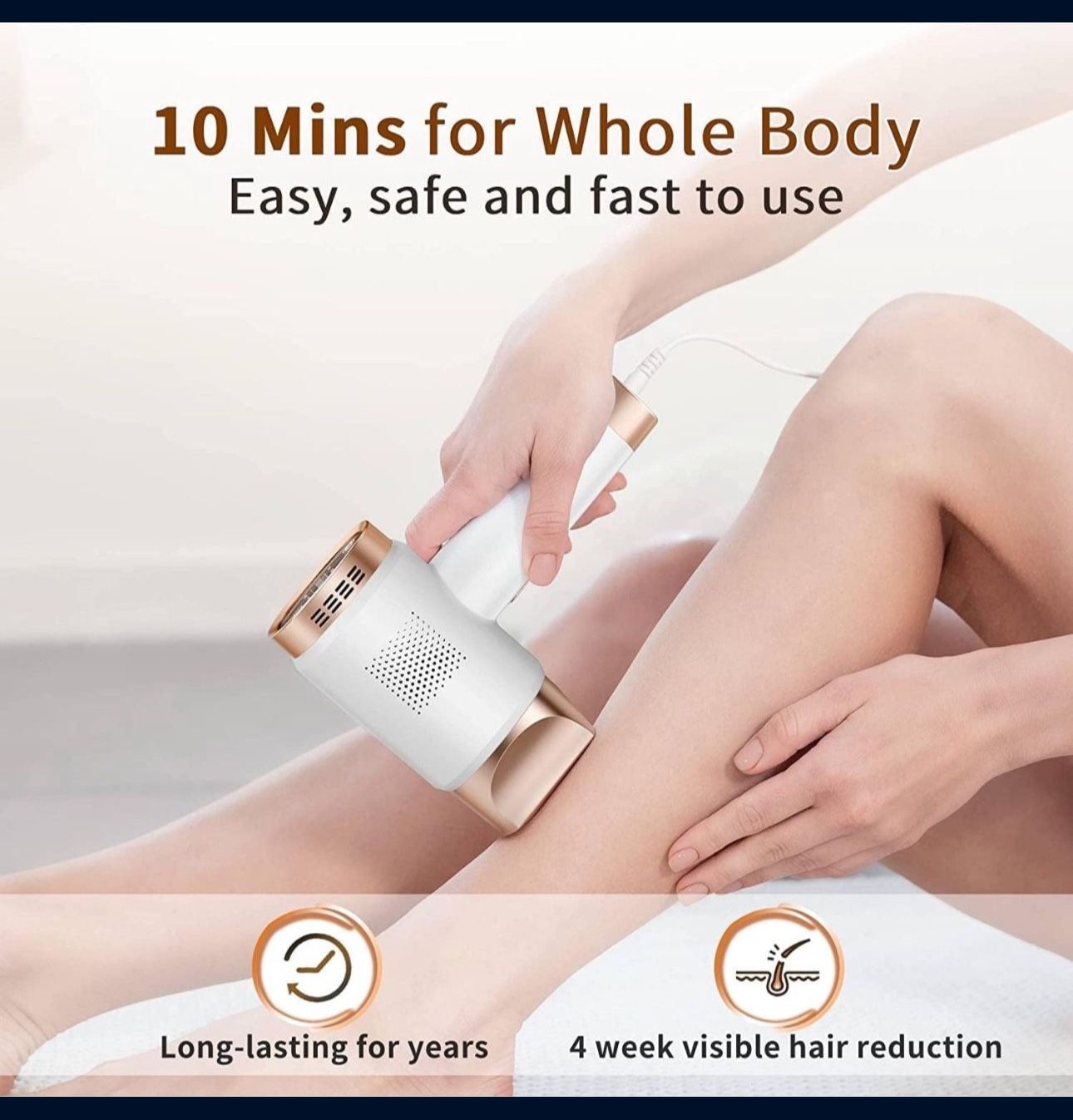 Aopvui Laser Hair Removal for Women and Men Aopvui Laser Hair Removal with Painless Ice Cooling for  main image 3
