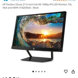Computer monitors - HP Pavilion 22cwa 21.5-Inch