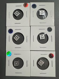 Geiger 1 Gram .999 Fine Silver Bars – 6 Available