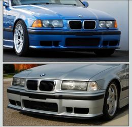 M3 Style Front Bumper Grille Insert Compatible with 92-98 E36,